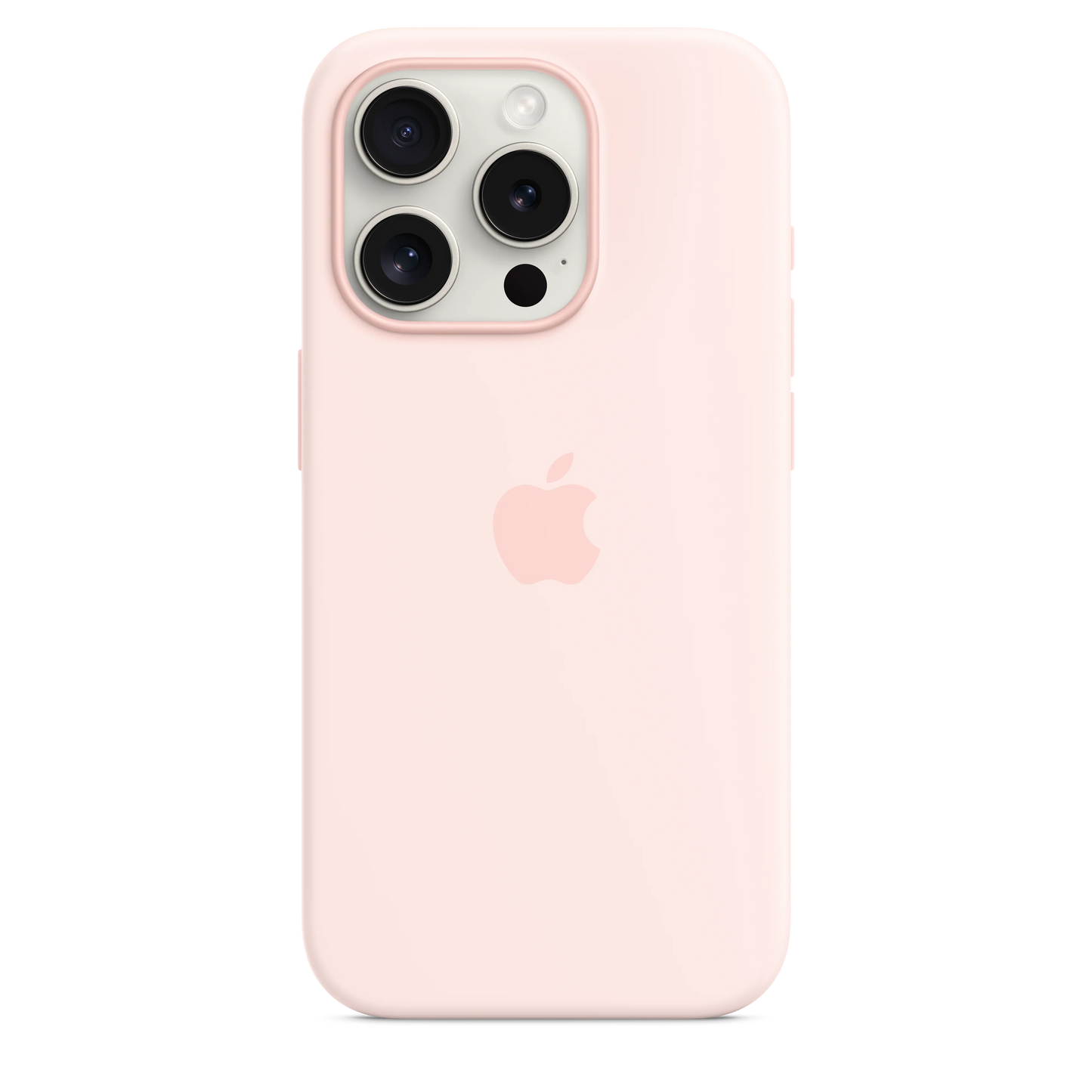 iPhone 15 Pro Silicone Case sa MagSafe-om - Light Pink - iSTYLE RS
