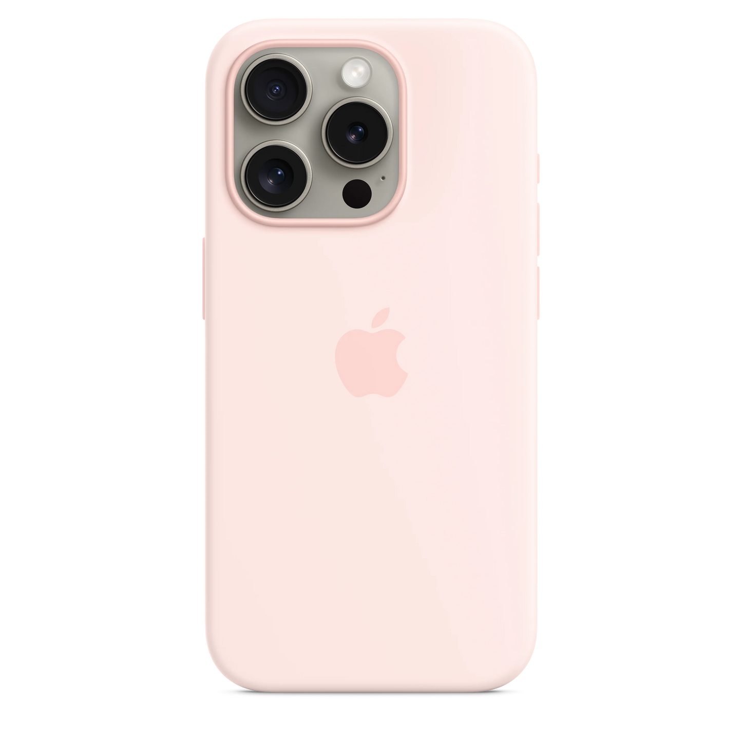 iPhone 15 Pro Silicone Case sa MagSafe-om - Light Pink - iSTYLE RS