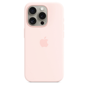 iPhone 15 Pro Silicone Case sa MagSafe-om - Light Pink - iSTYLE RS