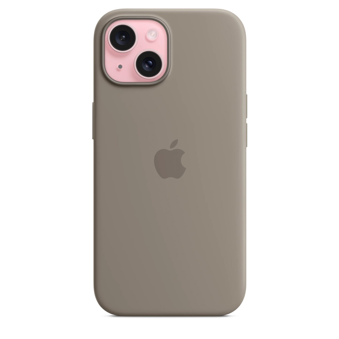 iPhone 15 Silicone Case sa MagSafe-om - Clay - iSTYLE RS