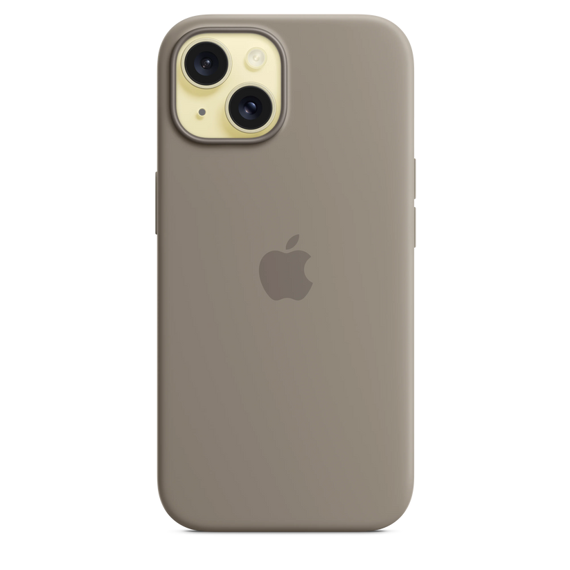 iPhone 15 Silicone Case sa MagSafe-om - Clay - iSTYLE RS