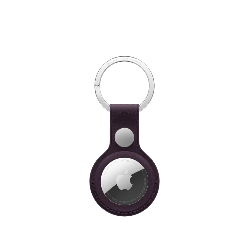 AirTag FineWoven Key Ring - Blackberry - iSTYLE RS