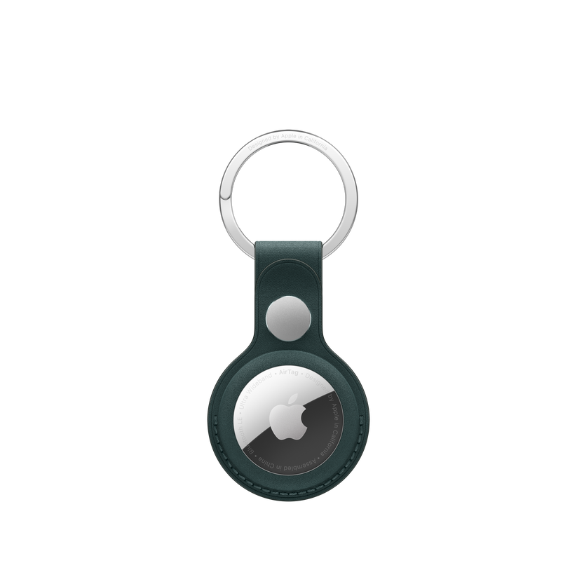 AirTag FineWoven Key Ring - Dark Green - iSTYLE RS