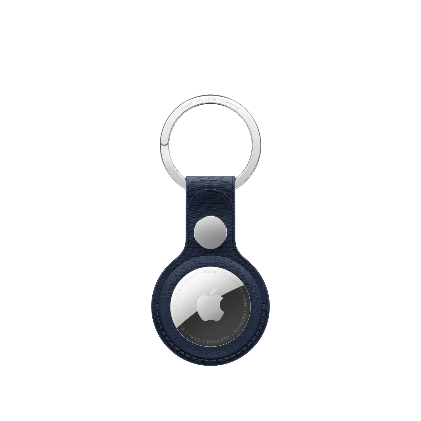 AirTag FineWoven Key Ring - Deep Blue - iSTYLE RS