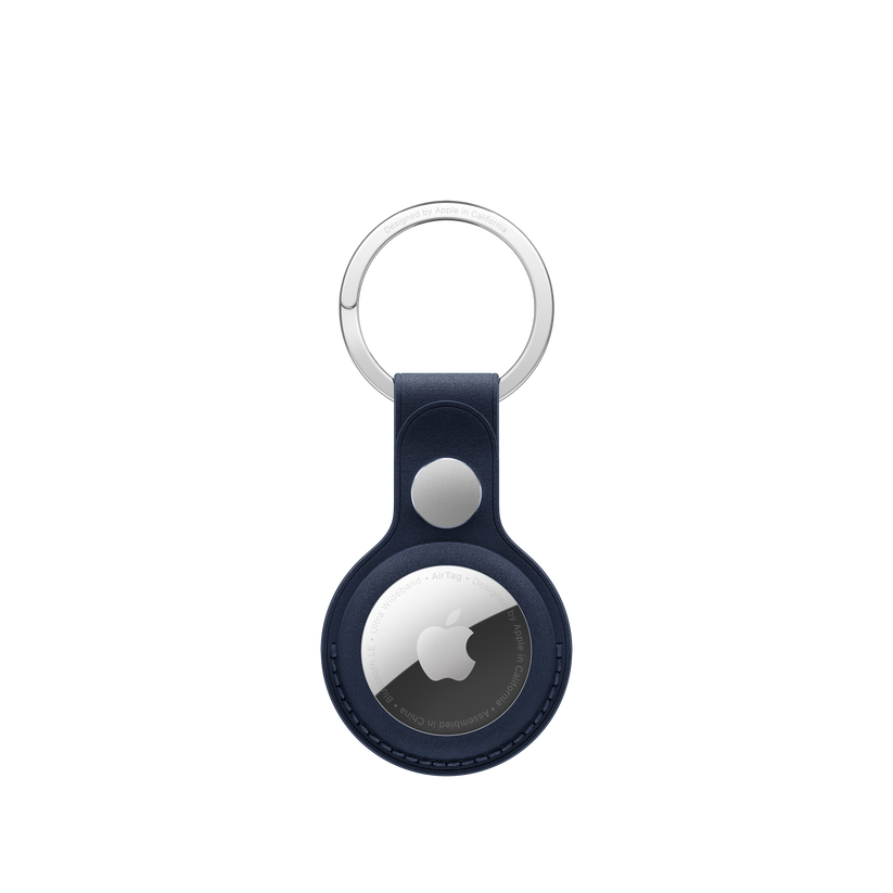 AirTag FineWoven Key Ring - Deep Blue - iSTYLE RS
