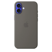 iPhone 16 Plus Silicone Case sa MagSafe-om - Stone Grey - iSTYLE RS