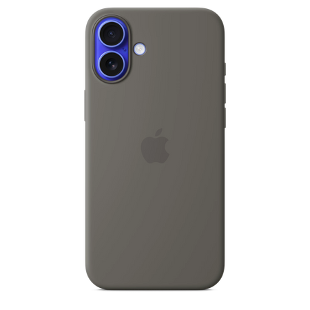 iPhone 16 Plus Silicone Case sa MagSafe-om - Stone Grey