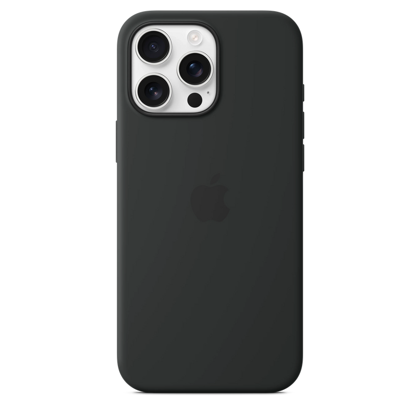iPhone 16 Pro Max Silicone Case sa MagSafe-om - Black - iSTYLE RS