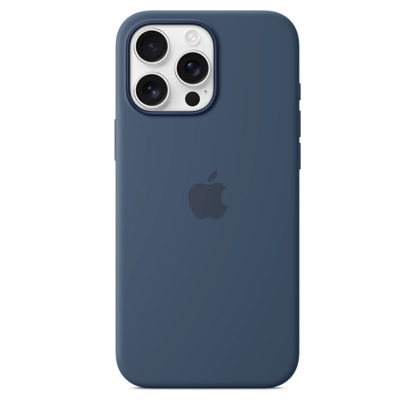 iPhone 16 Pro Max Silicone Case sa MagSafe-om - Denim - iSTYLE RS