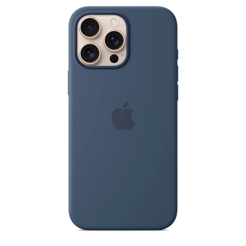 iPhone 16 Pro Max Silicone Case sa MagSafe-om - Denim - iSTYLE RS