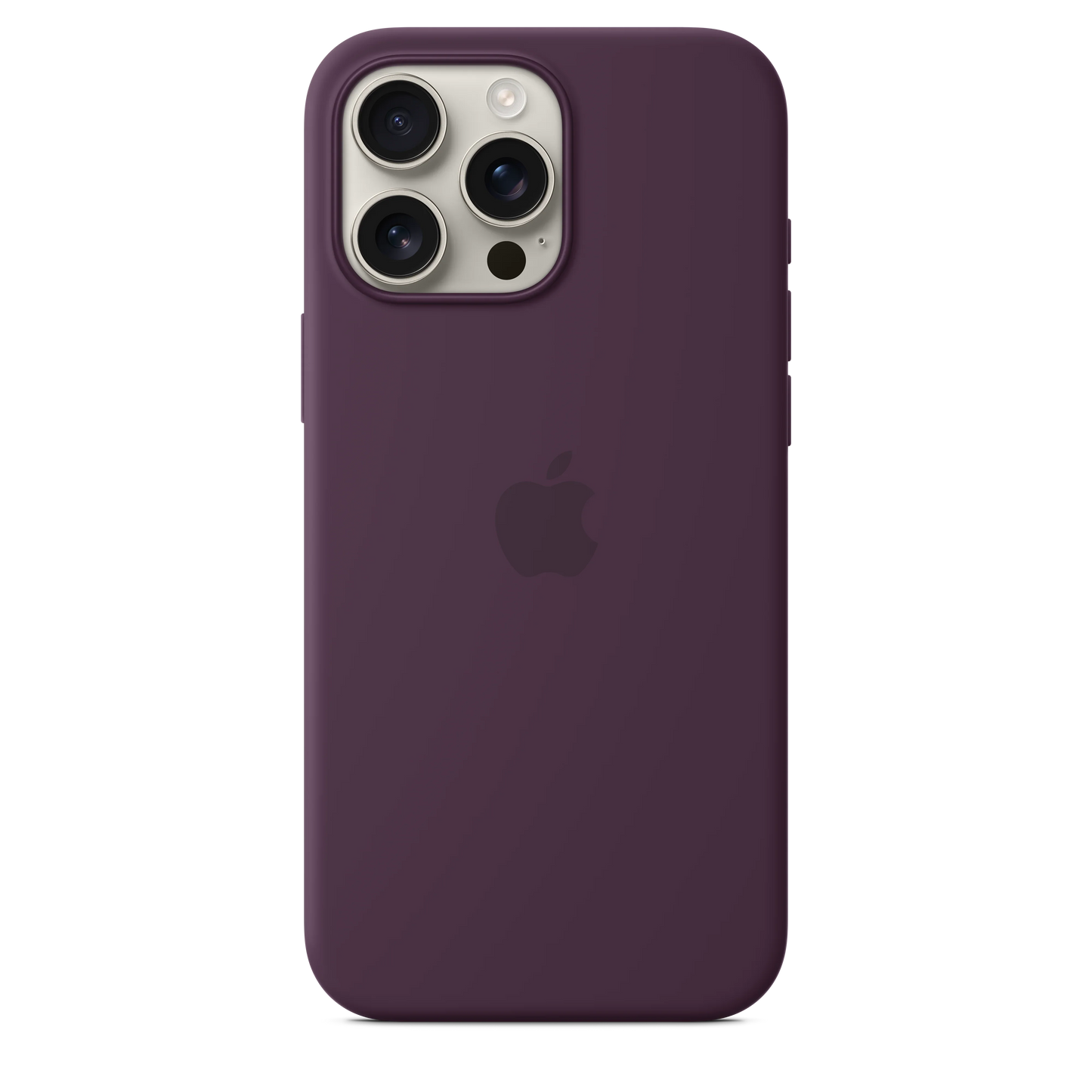 iPhone 16 Pro Max Silicone Case sa MagSafe-om - Plum - iSTYLE RS