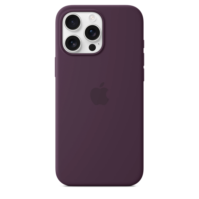 iPhone 16 Pro Max Silicone Case sa MagSafe-om - Plum - iSTYLE RS