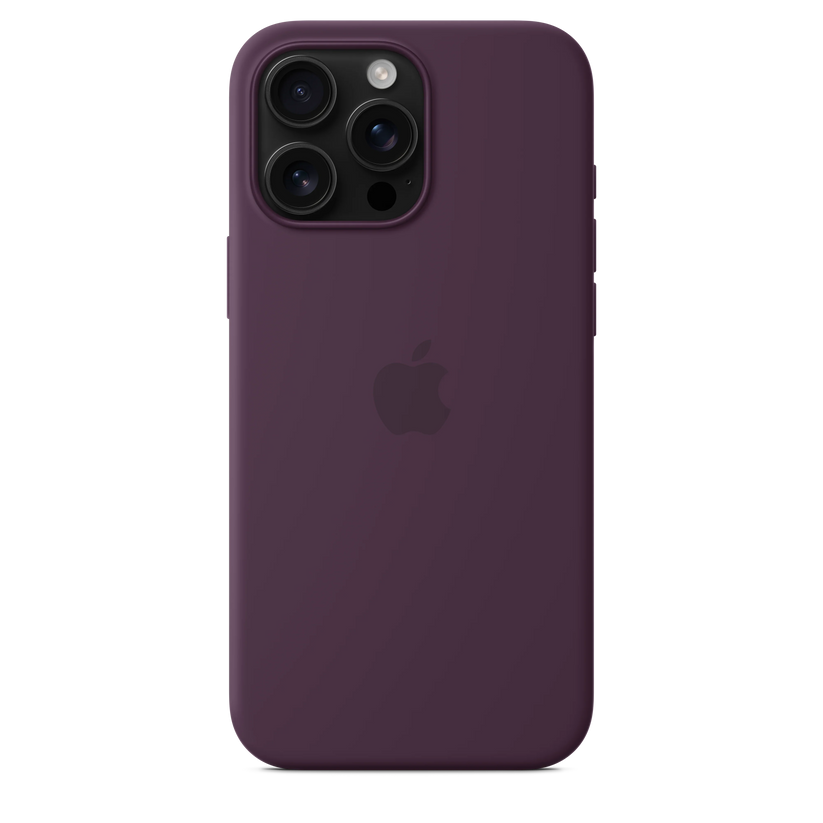 iPhone 16 Pro Max Silicone Case sa MagSafe-om - Plum - iSTYLE RS