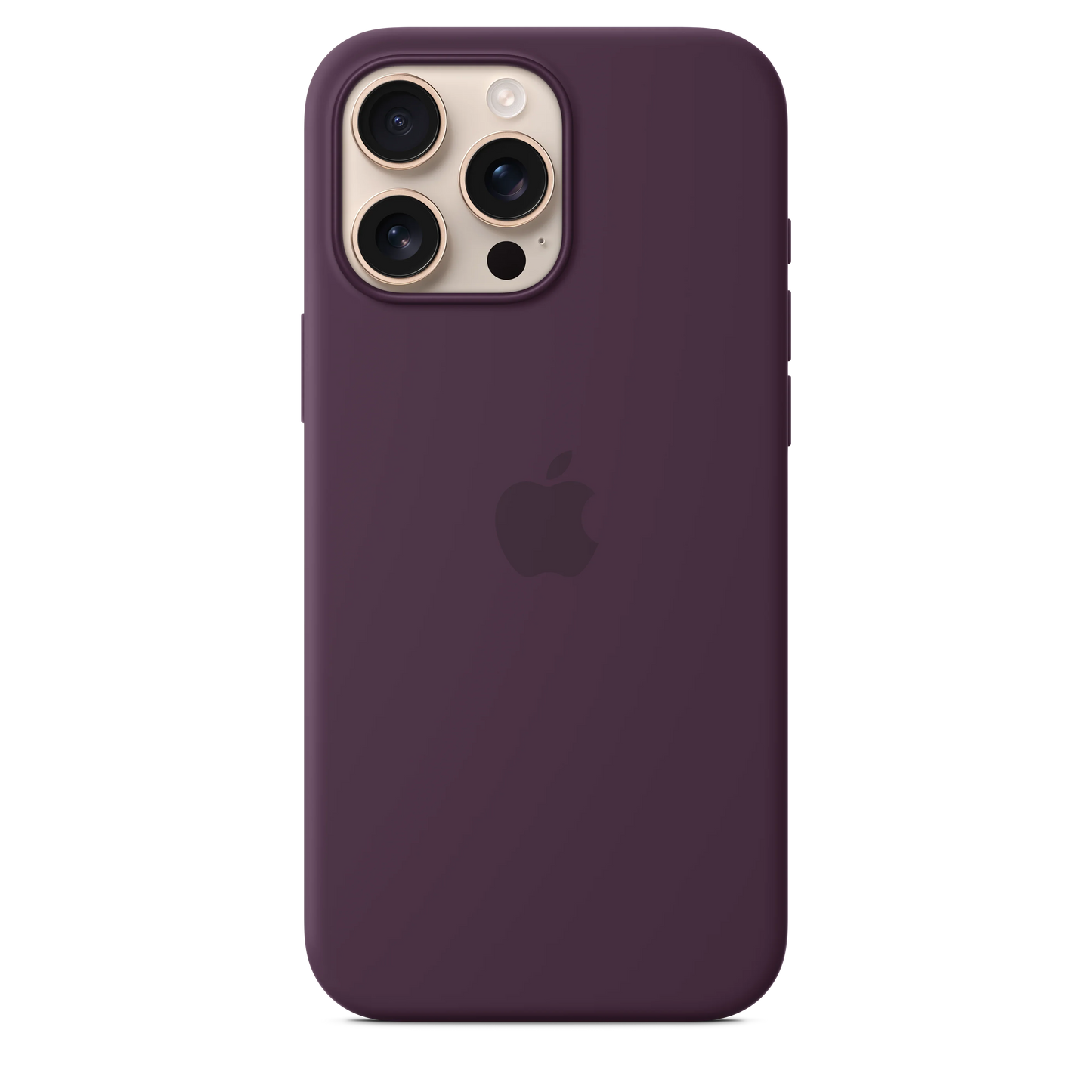 iPhone 16 Pro Max Silicone Case sa MagSafe-om - Plum - iSTYLE RS
