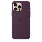 iPhone 16 Pro Max Silicone Case sa MagSafe-om - Plum - iSTYLE RS