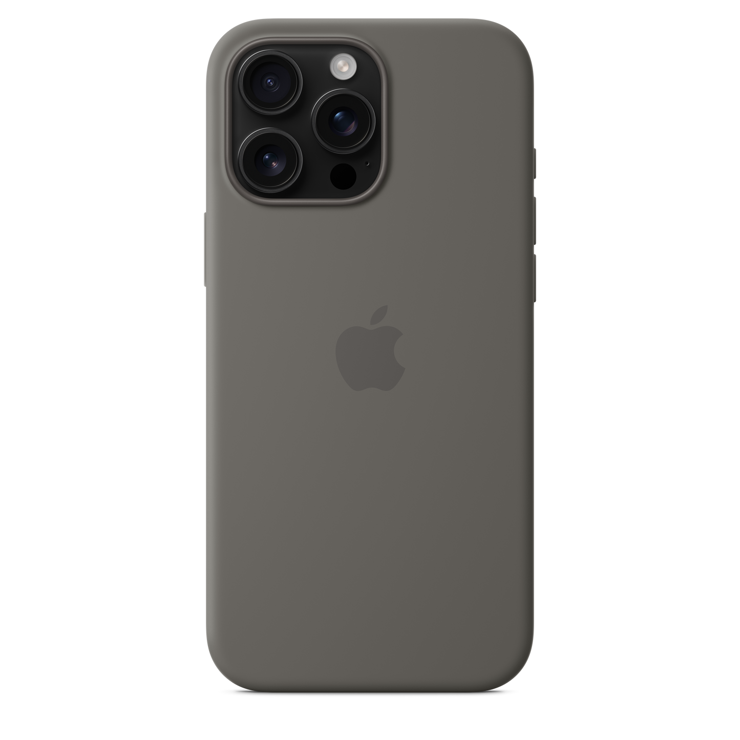 iPhone 16 Pro Max Silicone Case sa MagSafe-om - Stone Grey - iSTYLE RS