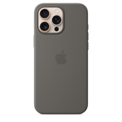 iPhone 16 Pro Max Silicone Case sa MagSafe-om - Stone Grey - iSTYLE RS