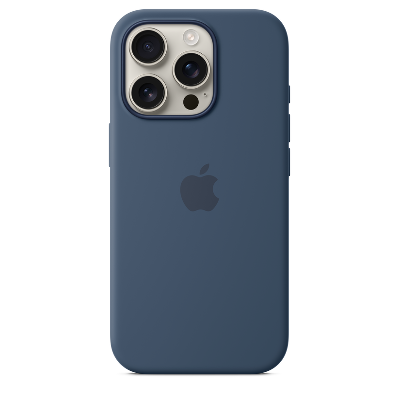 iPhone 16 Pro Silicone Case sa MagSafe-om - Denim - iSTYLE RS