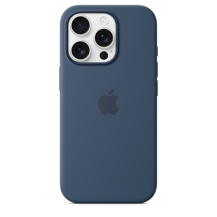 iPhone 16 Pro Silicone Case sa MagSafe-om - Denim - iSTYLE RS