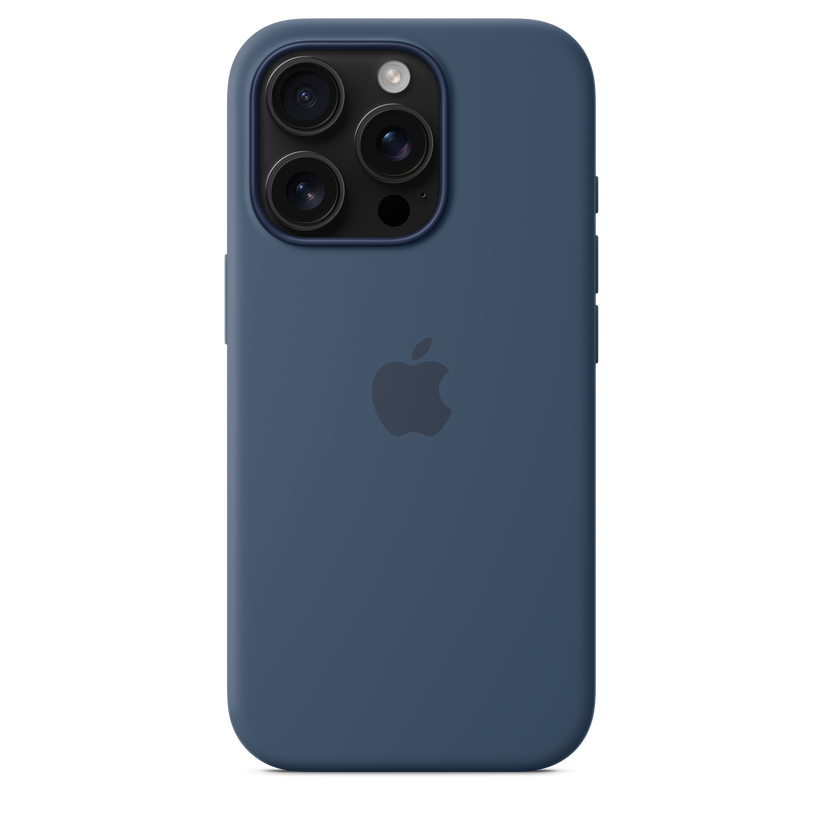 iPhone 16 Pro Silicone Case sa MagSafe-om - Denim - iSTYLE RS