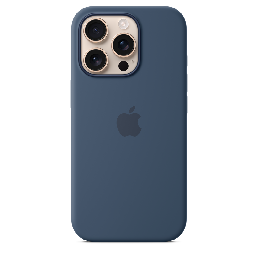 iPhone 16 Pro Silicone Case sa MagSafe-om - Denim - iSTYLE RS