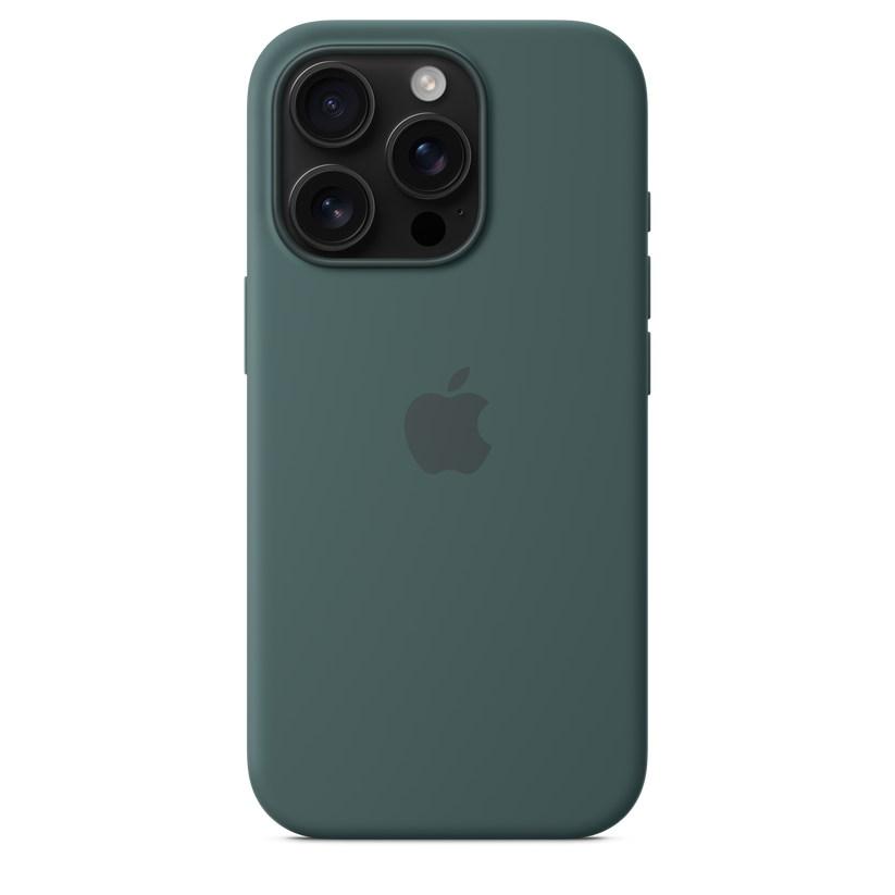 iPhone 16 Pro Silicone Case sa MagSafe-om - Lake Green - iSTYLE RS
