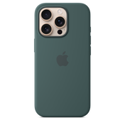 iPhone 16 Pro Silicone Case sa MagSafe-om - Lake Green - iSTYLE RS