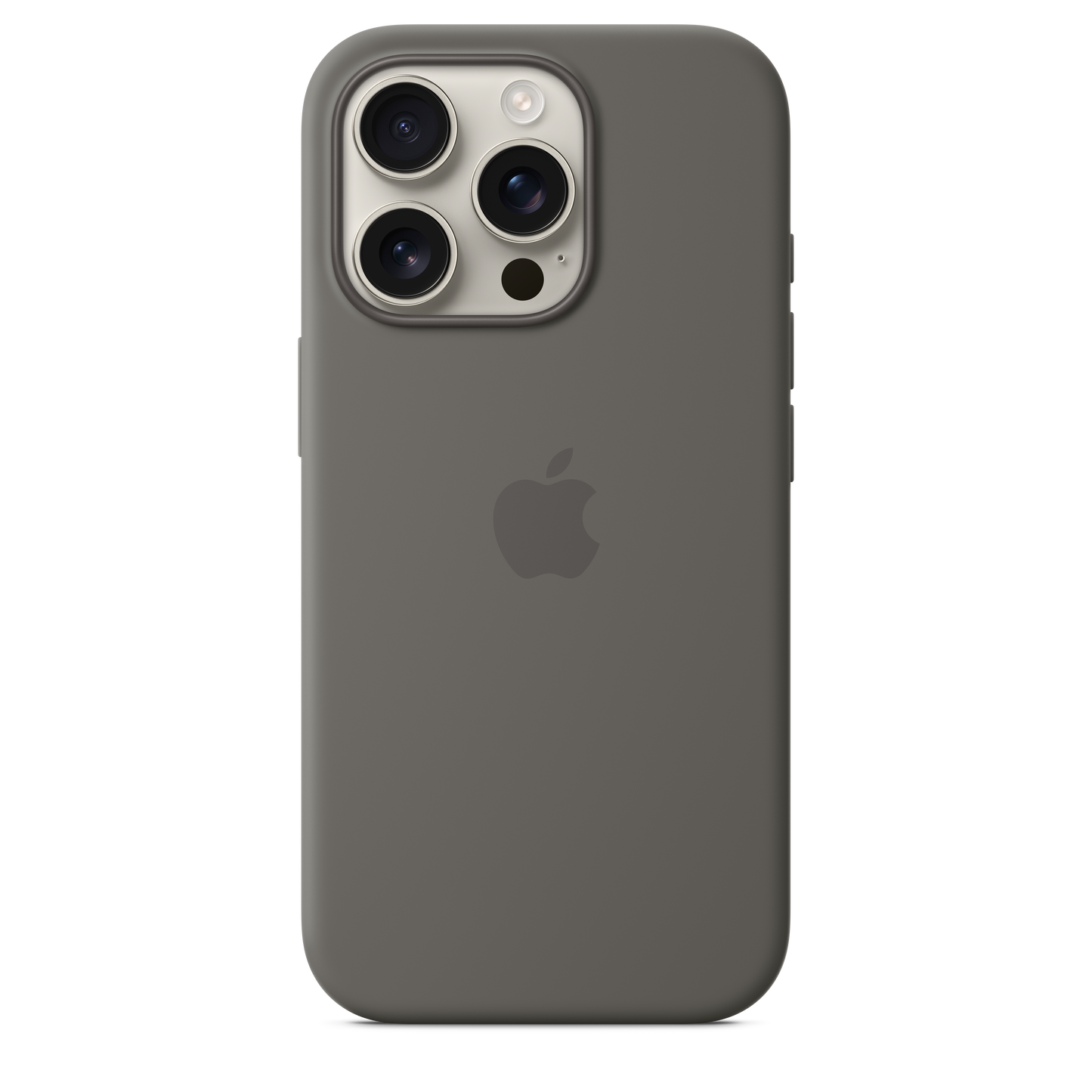 iPhone 16 Pro Silicone Case sa MagSafe-om - Stone Grey - iSTYLE RS
