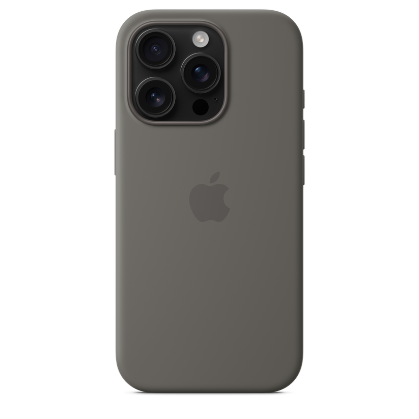 iPhone 16 Pro Silicone Case sa MagSafe-om - Stone Grey - iSTYLE RS