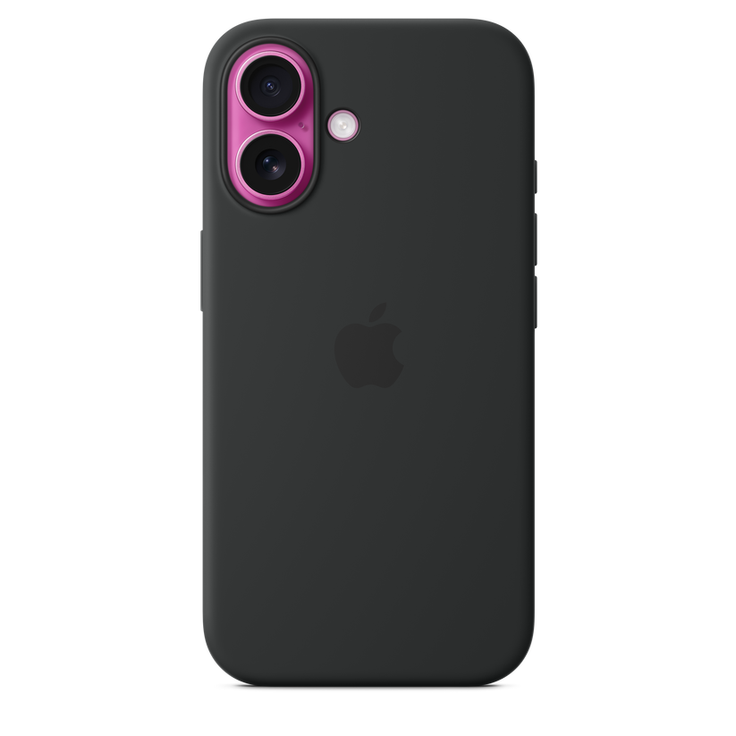 iPhone 16 Silicone Case sa MagSafe-om - Black - iSTYLE RS