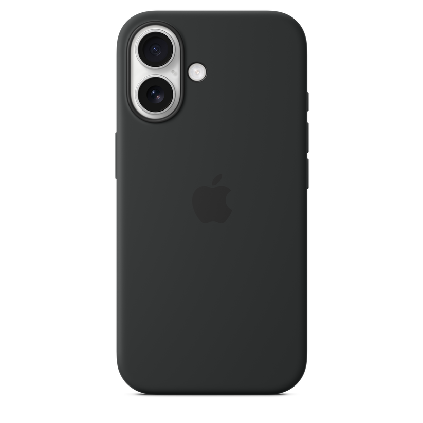 iPhone 16 Silicone Case sa MagSafe-om - Black - iSTYLE RS