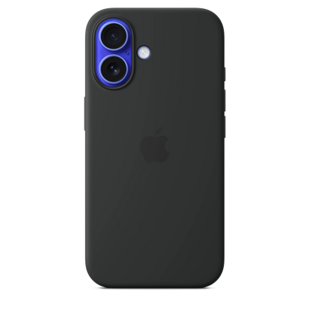 iPhone 16 Silicone Case sa MagSafe-om - Black