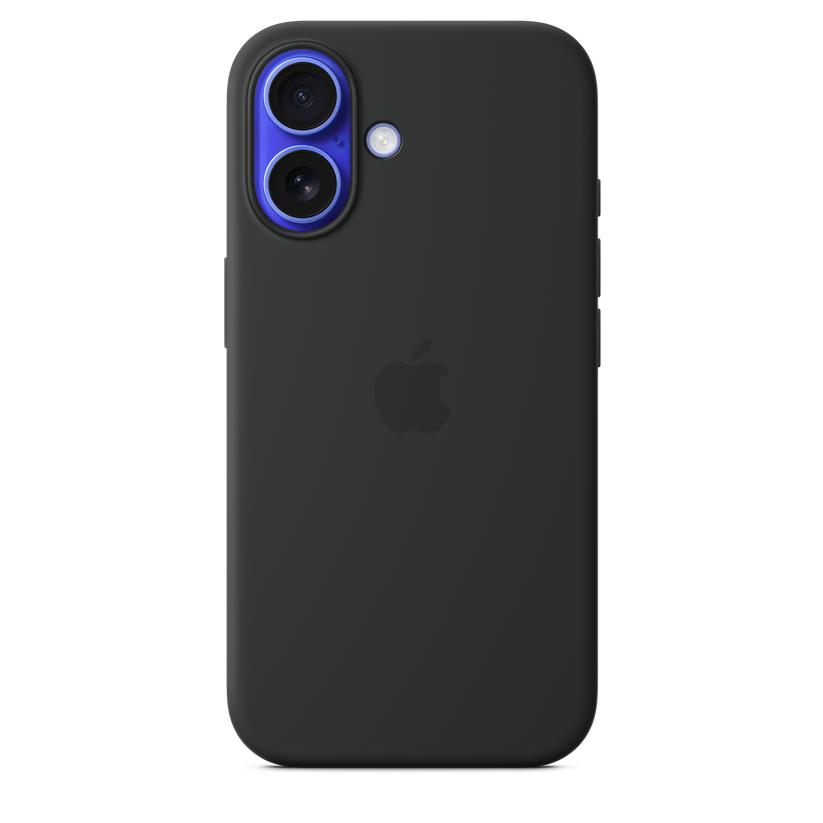 iPhone 16 Silicone Case sa MagSafe-om - Black - iSTYLE RS