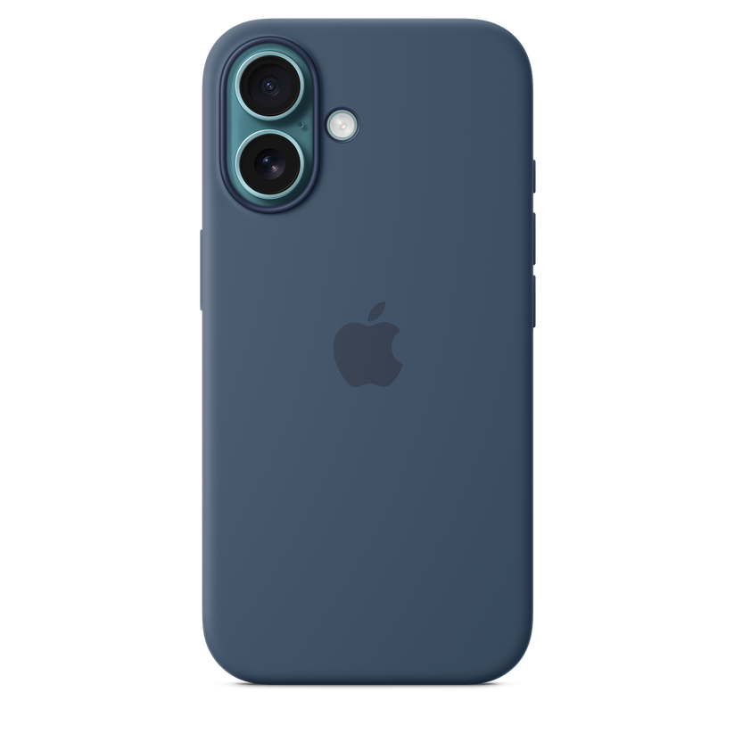 iPhone 16 Silicone Case sa MagSafe-om - Denim - iSTYLE RS