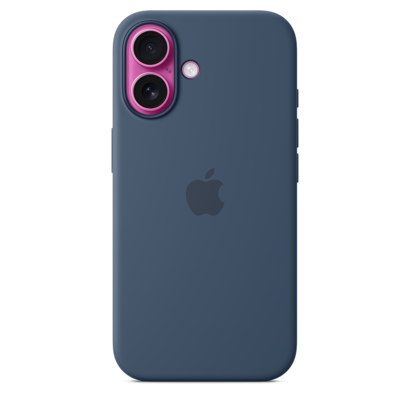 iPhone 16 Silicone Case sa MagSafe-om - Denim - iSTYLE RS