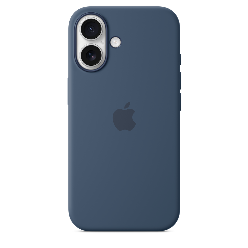iPhone 16 Silicone Case sa MagSafe-om - Denim - iSTYLE RS