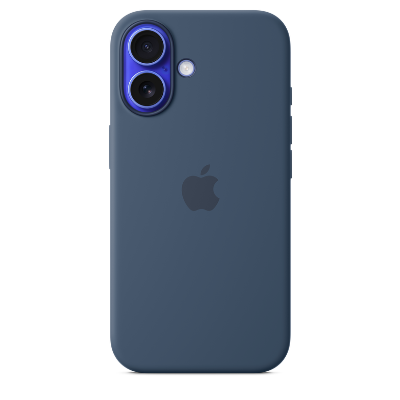 iPhone 16 Silicone Case sa MagSafe-om - Denim - iSTYLE RS