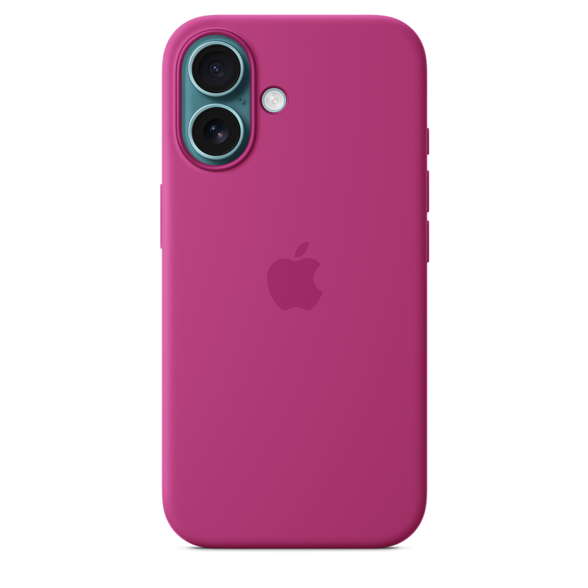 iPhone 16 Silicone Case sa MagSafe-om - Fuchsia - iSTYLE RS