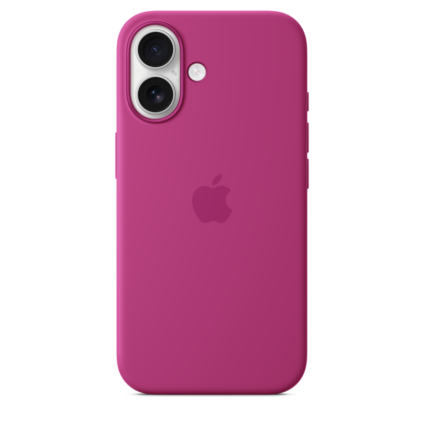 iPhone 16 Silicone Case sa MagSafe-om - Fuchsia - iSTYLE RS