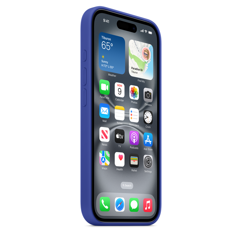 iPhone 16 Silicone Case sa MagSafe-om - Ultramarine - iSTYLE RS