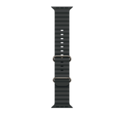49mm Black Ocean Band - Natural Titanium Finish - iSTYLE RS