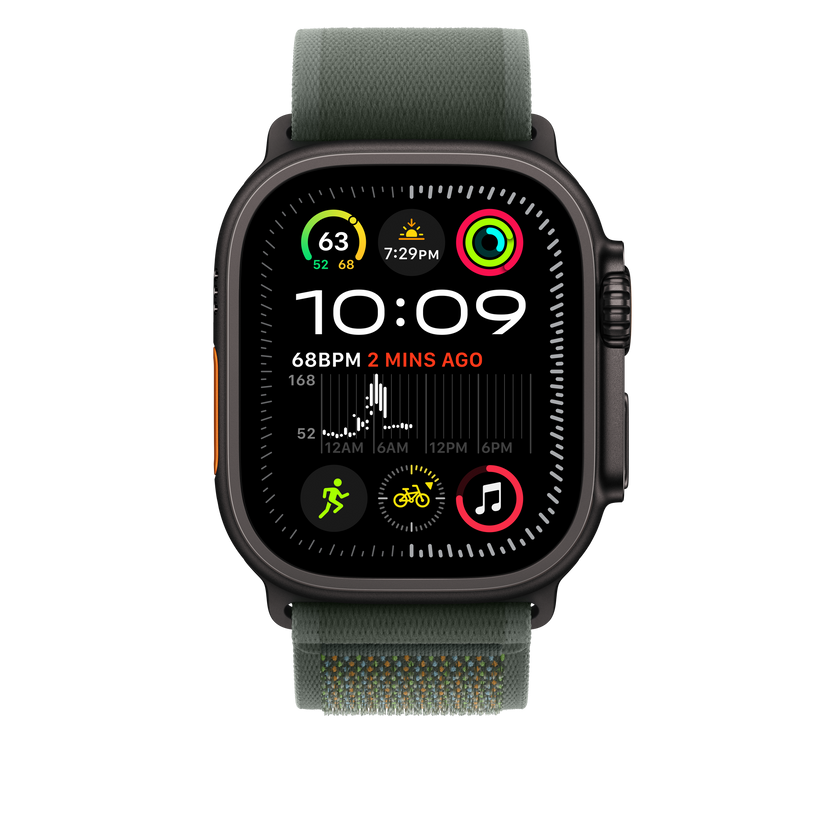 49mm Green Trail Loop - M/L - Black Titanium Finish - iSTYLE RS