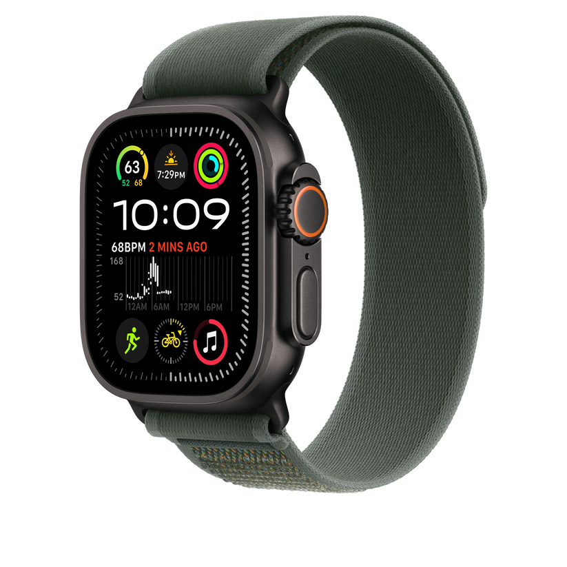 49mm Green Trail Loop - S/M - Black Titanium Finish - iSTYLE RS