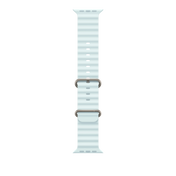 49mm Ice Blue Ocean Band - Natural Titanium Finish - iSTYLE RS