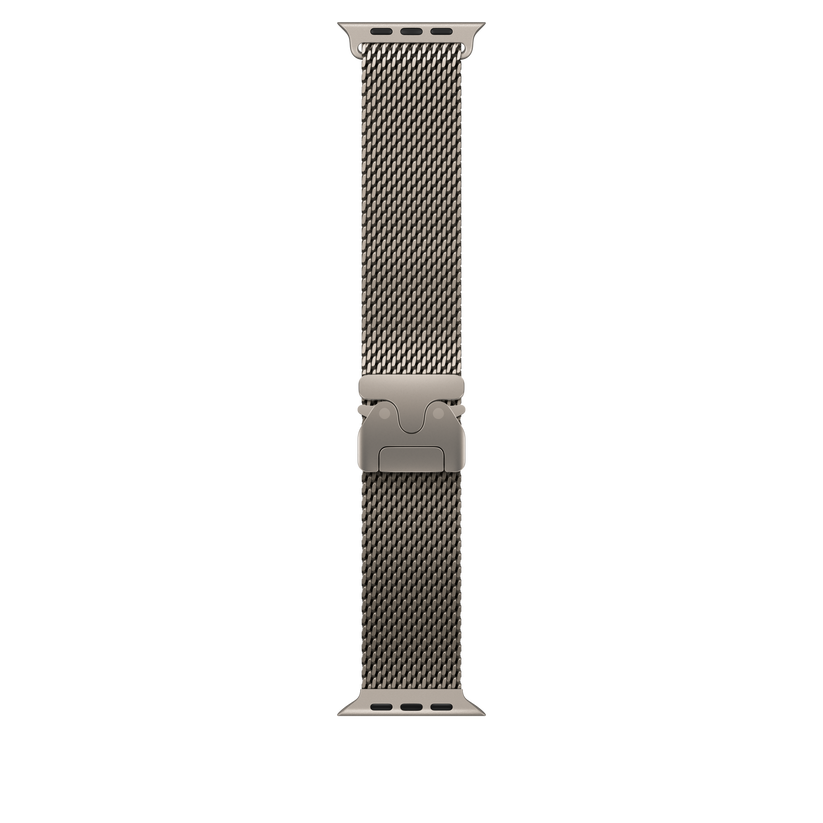 49mm Natural Titanium Milanese Loop - Medium - iSTYLE RS