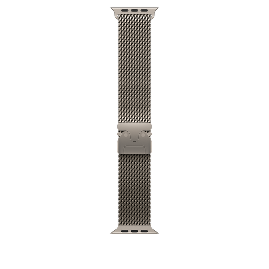 49mm Natural Titanium Milanese Loop - Medium - iSTYLE RS