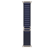 49mm Navy Alpine Loop - Medium - Natural Titanium Finish - iSTYLE RS