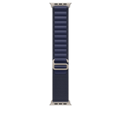 49mm Navy Alpine Loop - Small - Natural Titanium Finish - iSTYLE RS