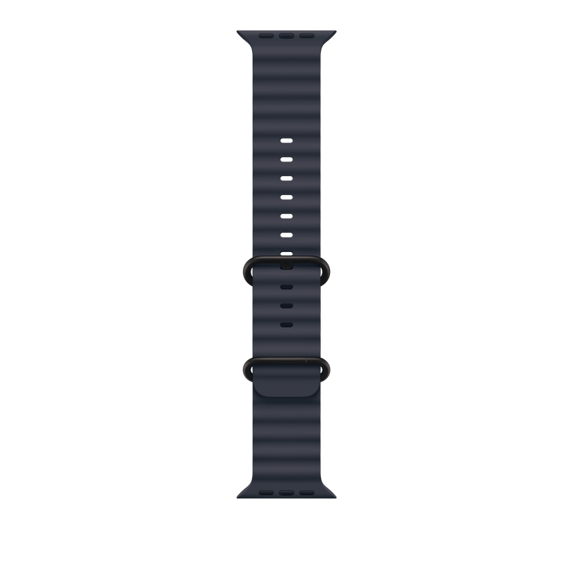 49mm Navy Ocean Band - Black Titanium Finish - iSTYLE RS