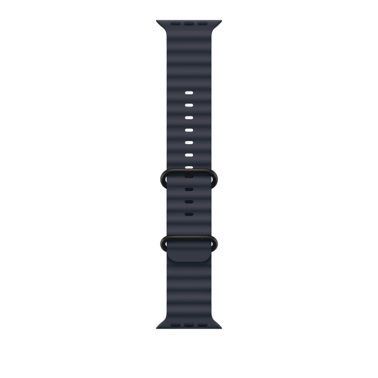 49mm Navy Ocean Band - Black Titanium Finish - iSTYLE RS